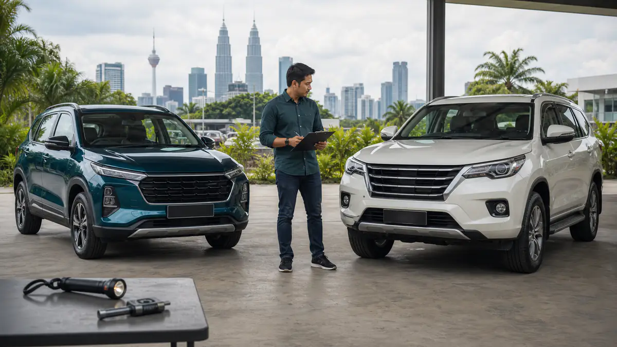 Pembeli Malaysia membandingkan SUV kompak lebih baharu dengan SUV lebih besar dan lama sebelum pemeriksaan